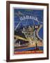 Cuba, Havana, Instituto Cubano Del Turismo, Travel Poster-null-Framed Giclee Print