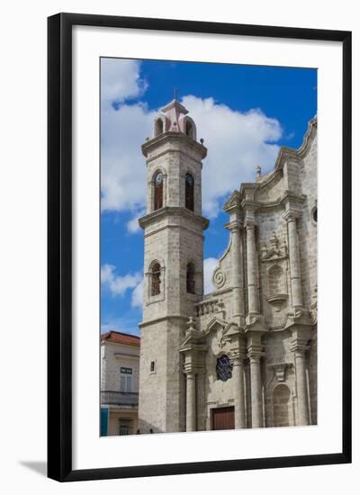 Cuba. Havana. Old Havana. Cathedral of the Virgin Mary of the Immaculate Conception, 1777-Inger Hogstrom-Framed Photographic Print