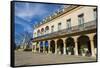 Cuba. Havana. Old Havana. Plaza De Armas-Inger Hogstrom-Framed Stretched Canvas