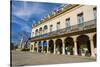 Cuba. Havana. Old Havana. Plaza De Armas-Inger Hogstrom-Stretched Canvas