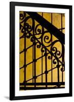Cuba, Havana, Railing and Ironwork in Apartment-Merrill Images-Framed Photographic Print