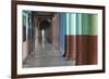 Cuba, Havana. Repeating Columns of an Arcade Along the Paseo Del Prado-Brenda Tharp-Framed Photographic Print