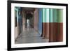 Cuba, Havana. Repeating Columns of an Arcade Along the Paseo Del Prado-Brenda Tharp-Framed Photographic Print