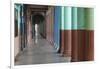Cuba, Havana. Repeating Columns of an Arcade Along the Paseo Del Prado-Brenda Tharp-Framed Photographic Print