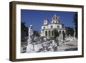 Cuba, Havana, Vedado District, Colon Cemetery-null-Framed Giclee Print