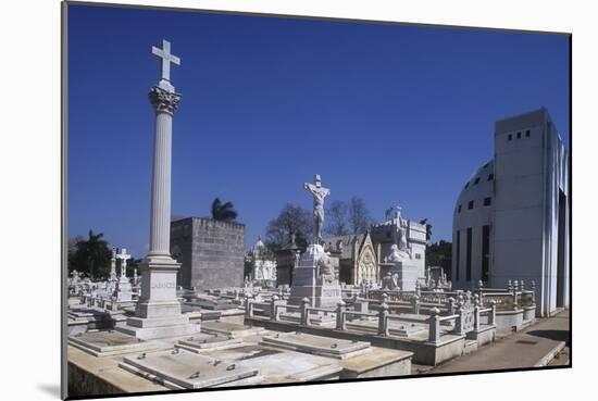 Cuba, Havana, Vedado District, Colon Cemetery-null-Mounted Giclee Print