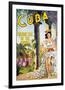 Cuba, Holiday Isle of the Tropics-null-Framed Premium Giclee Print