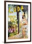 Cuba, Holiday Isle of the Tropics-null-Framed Premium Giclee Print
