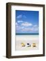 Cuba, Jardines del Rey, Cayo Guillermo, Sunloungers on Playa El Paso-Jane Sweeney-Framed Photographic Print