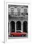 Cuba, La Habana Vieja (Old Havana), classic 1950's American Car-Alan Copson-Framed Photographic Print