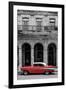 Cuba, La Habana Vieja (Old Havana), classic 1950's American Car-Alan Copson-Framed Photographic Print