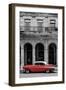 Cuba, La Habana Vieja (Old Havana), classic 1950's American Car-Alan Copson-Framed Photographic Print