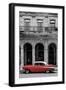 Cuba, La Habana Vieja (Old Havana), classic 1950's American Car-Alan Copson-Framed Photographic Print