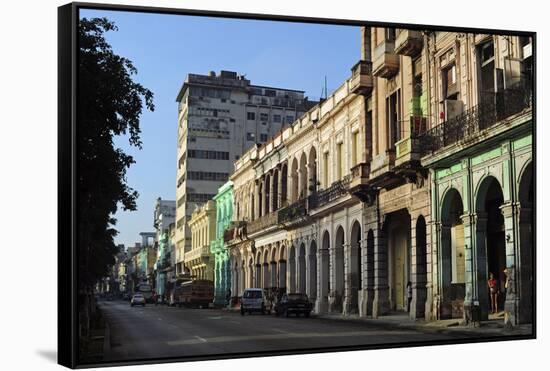 Cuba, La Havana, Havana Vieja, Old Colonial Buildings-Anthony Asael-Framed Stretched Canvas