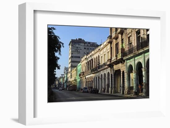 Cuba, La Havana, Havana Vieja, Old Colonial Buildings-Anthony Asael-Framed Photographic Print