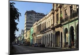Cuba, La Havana, Havana Vieja, Old Colonial Buildings-Anthony Asael-Mounted Photographic Print