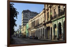 Cuba, La Havana, Havana Vieja, Old Colonial Buildings-Anthony Asael-Framed Photographic Print