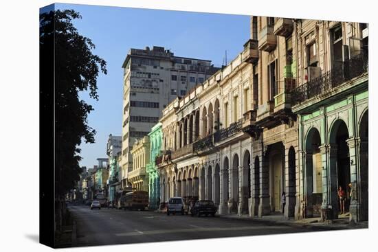 Cuba, La Havana, Havana Vieja, Old Colonial Buildings-Anthony Asael-Stretched Canvas