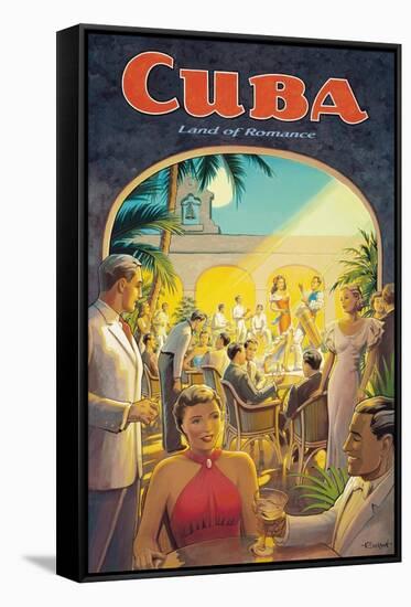 Cuba, Land of Romance-Kerne Erickson-Framed Stretched Canvas