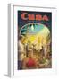 Cuba, Land of Romance-Kerne Erickson-Framed Art Print