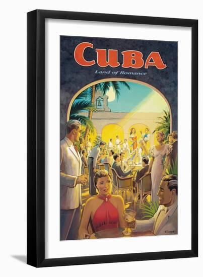 Cuba, Land of Romance-Kerne Erickson-Framed Art Print