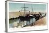 Cuba Mail Line, S.S. Avana, Drague, El Guirseh-null-Stretched Canvas