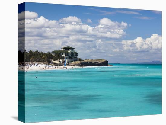 Cuba, Matanzas Province, Varadero, Varadero Beach by the Mansion Xanadu-Walter Bibikow-Stretched Canvas