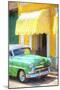 Cuba Painting - 50s Chevy-Philippe Hugonnard-Mounted Art Print