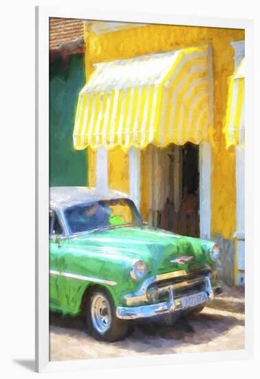 Cuba Painting - 50s Chevy-Philippe Hugonnard-Framed Art Print