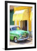 Cuba Painting - 50s Chevy-Philippe Hugonnard-Framed Art Print