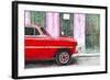 Cuba Painting - American Car-Philippe Hugonnard-Framed Art Print