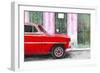 Cuba Painting - American Car-Philippe Hugonnard-Framed Premium Giclee Print
