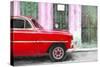 Cuba Painting - American Car-Philippe Hugonnard-Stretched Canvas