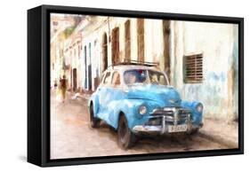 Cuba Painting - Another Time-Philippe Hugonnard-Framed Stretched Canvas