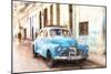 Cuba Painting - Another Time-Philippe Hugonnard-Mounted Premium Giclee Print
