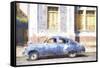 Cuba Painting - Back from Work-Philippe Hugonnard-Framed Stretched Canvas