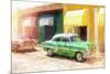 Cuba Painting - Back in Time-Philippe Hugonnard-Mounted Art Print