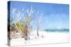 Cuba Painting - Beach Memories-Philippe Hugonnard-Stretched Canvas