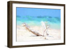 Cuba Painting - Beach Scum-Philippe Hugonnard-Framed Art Print