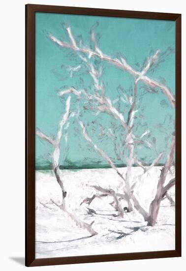 Cuba Painting - Beach Trees-Philippe Hugonnard-Framed Art Print