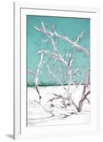 Cuba Painting - Beach Trees-Philippe Hugonnard-Framed Art Print