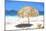 Cuba Painting - Beach Umbrella-Philippe Hugonnard-Mounted Art Print