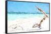 Cuba Painting - Beach Wood-Philippe Hugonnard-Framed Stretched Canvas