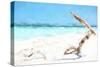 Cuba Painting - Beach Wood-Philippe Hugonnard-Stretched Canvas