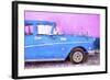 Cuba Painting - Blue Sensation-Philippe Hugonnard-Framed Art Print