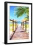 Cuba Painting - Boardwalk-Philippe Hugonnard-Framed Art Print