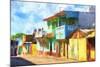 Cuba Painting - Bright Colors-Philippe Hugonnard-Mounted Art Print