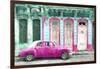 Cuba Painting - Candy Pink-Philippe Hugonnard-Framed Art Print