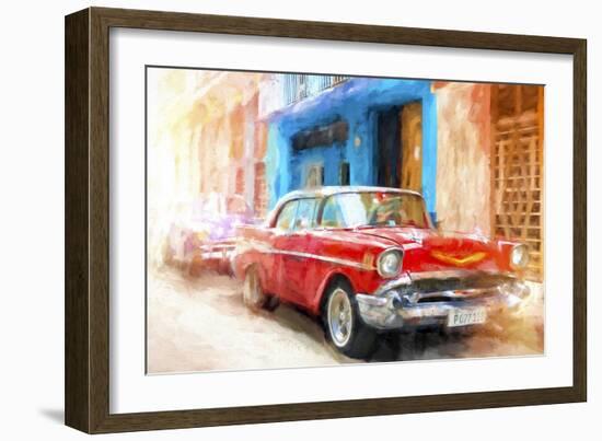 Cuba Painting - Chevys Style-Philippe Hugonnard-Framed Art Print