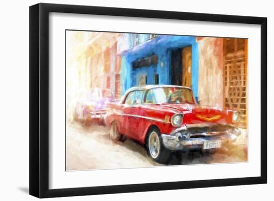 Cuba Painting - Chevys Style-Philippe Hugonnard-Framed Art Print